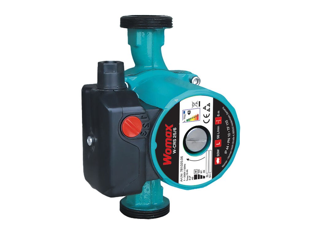 Womax Pumpa cirkulaciona W-CRS 25/6, 93W