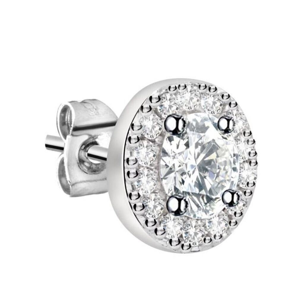 La petite story Minđuša Spark, 1 komad, Srebrna