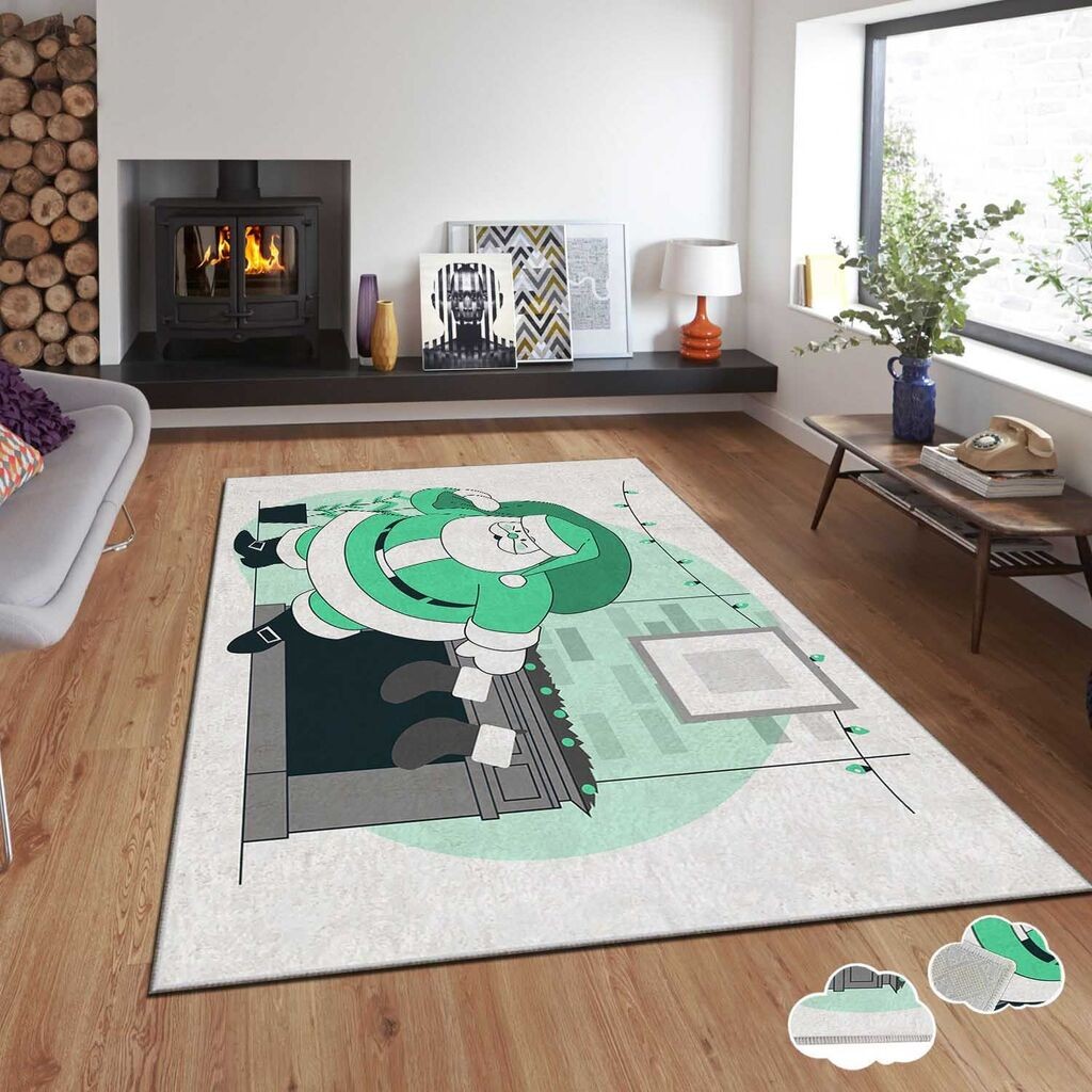 Conceptum Hypnose Tepih sa novogodišnjim motivima Asr-Crpt-21, Pravougaoni, 80 x 140 cm, Šareni