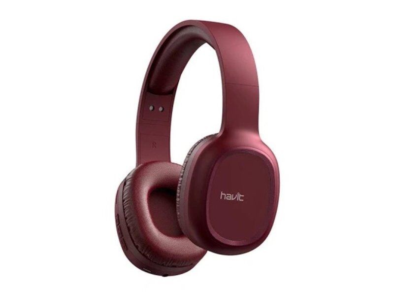 Havit Bežične Bluetooth slušalice H2590BT Pro, 113 dB, Crvene