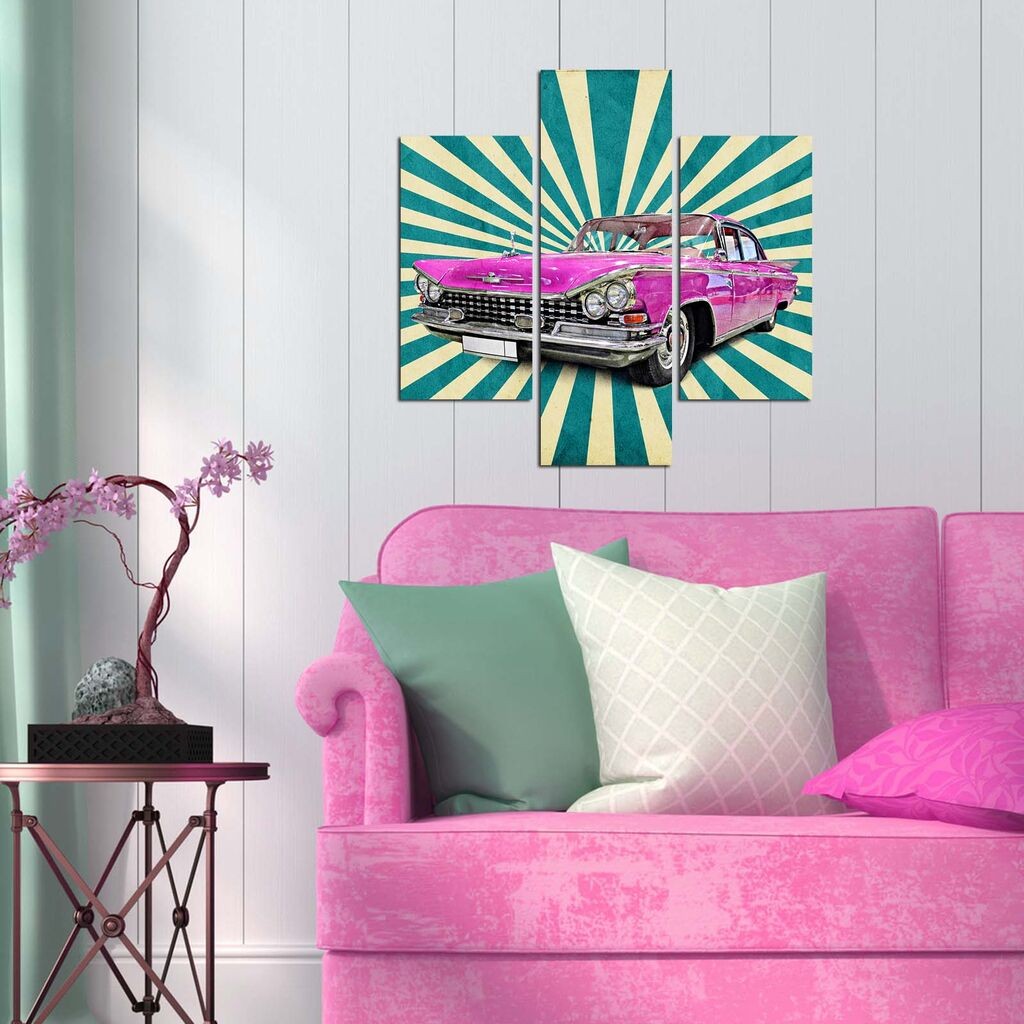 Wallity Set slika 3MDF-003, 3 Dela