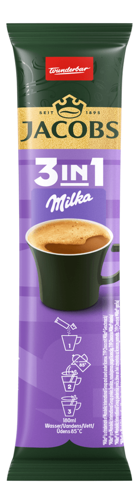 Jacobs Instant kafa Milka 3in1, 12,4 g