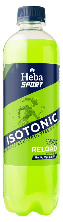 Heba Sport Negazirana voda Reload, Jabuka i kaktus, 0.5l