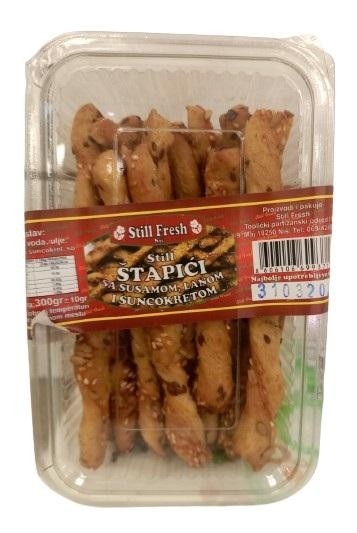 Still fresh Štangle  sa susamom i lanom, 300g