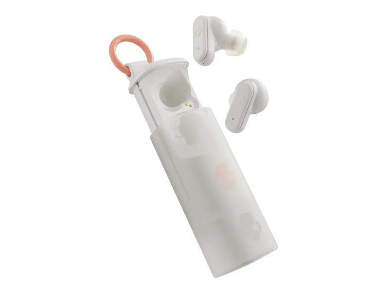 Skullcandy Bežične bubice Dime Evo Bone, 104 dB, Bele