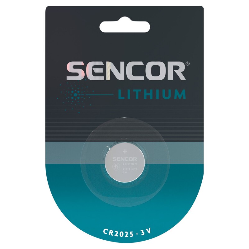 Sencor Baterija CR2025, 1BP, Lithium, 3V