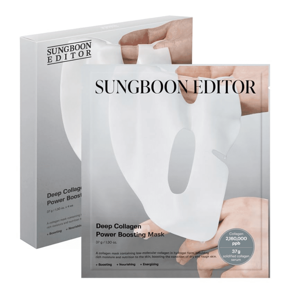 Sungboon Editor Maske za lice Deep Collagen Power Boosting Mask, 37g, 4 komada