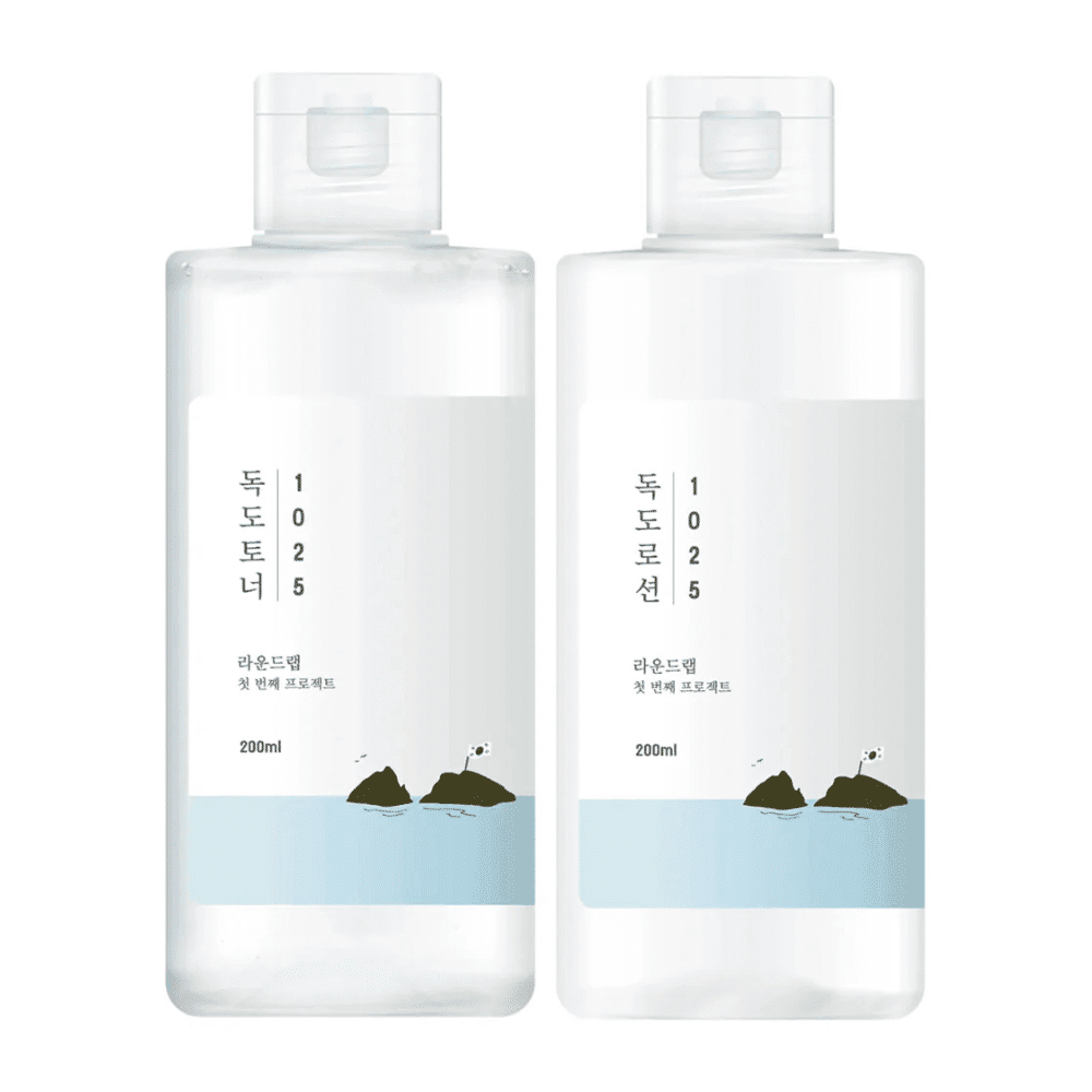 Round Lab Toner za lice 1025 Dokdo, Vegan, 200 ml + Losion za lice Dokdo, Vegan, 200 ml
