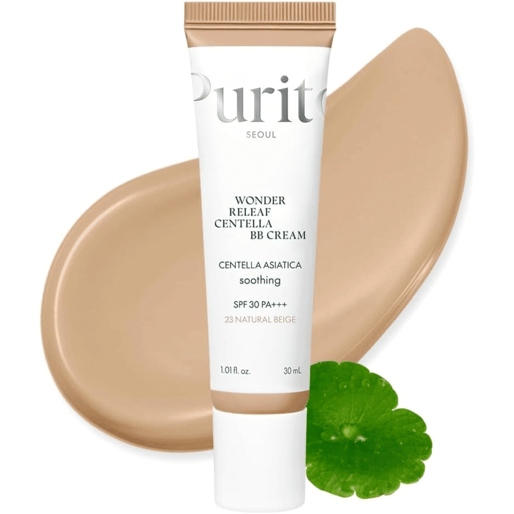 Purito BB krema za lice Wonder Releaf Centella BB Cream, 23 Natural Beige, SPF 30 PA+++, 30 ml