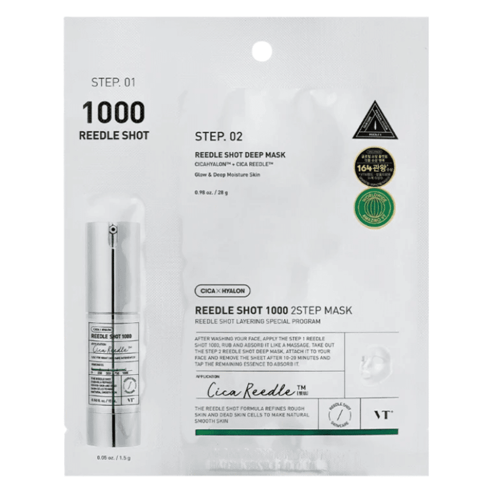 VT Cosmetics Set za negu lica Reedle Shot 1000 2-Step Mask