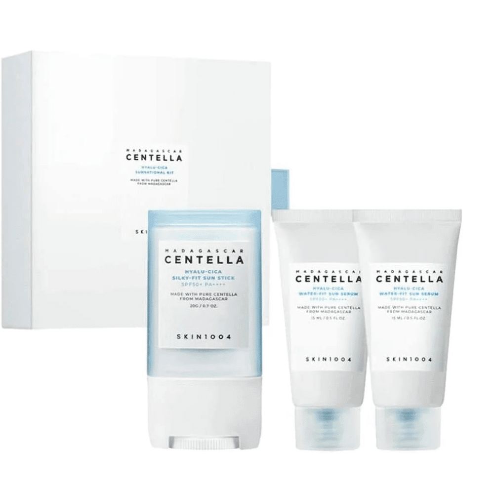 Skin1004 Set sa stikom i serumom za zaštitu od sunca Madagascar Centella, 3 komada