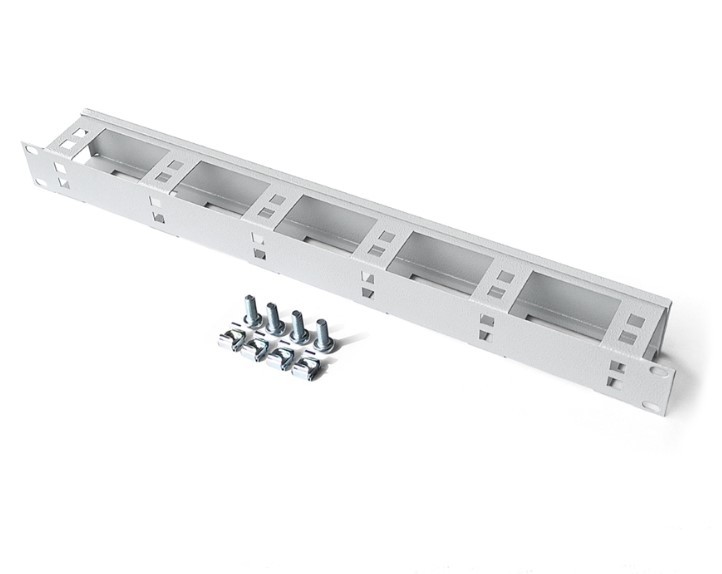 Horizontalni organizer kablova za rek 19", Bela