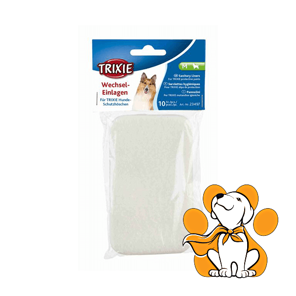 TRIXIE Ulošci za zaštitne gaćice za ženke pasa M 10/1