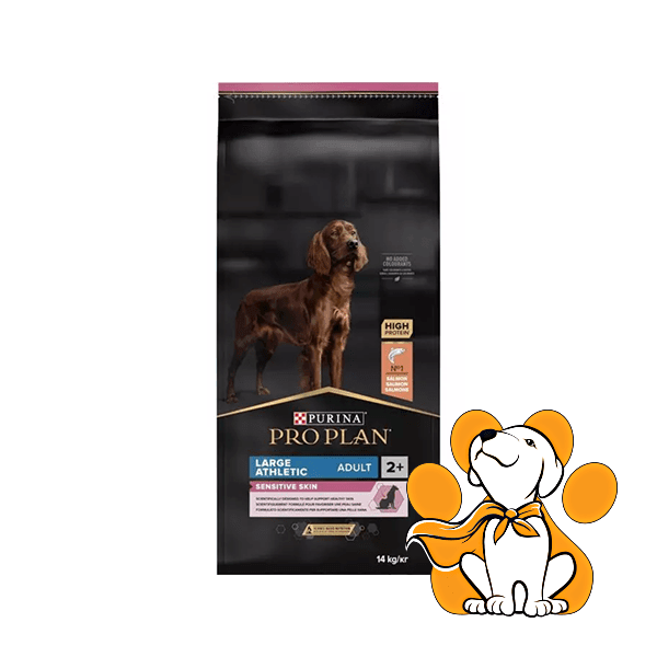 PURINA PRO PLAN Hrana za velike odrasle pse atletske građe sa osetljivom kožom Losos 14kg