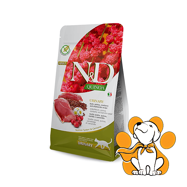 N&D Suva hrana za mačke sklone urinarnim ploblemima - pačetina, kinoa, brusnica i kamilica 5kg