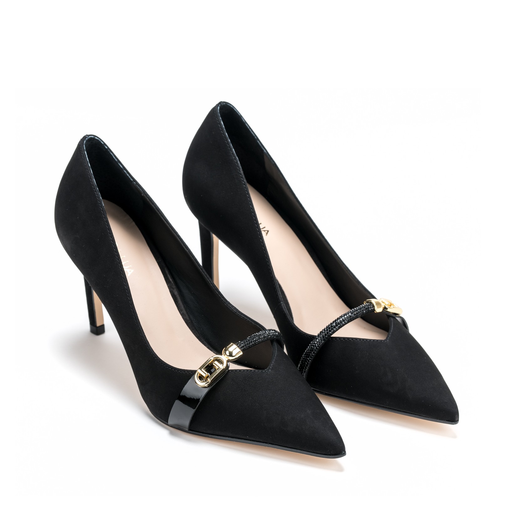 Luz da lua Ženske štikle Preto 80480005, Crne