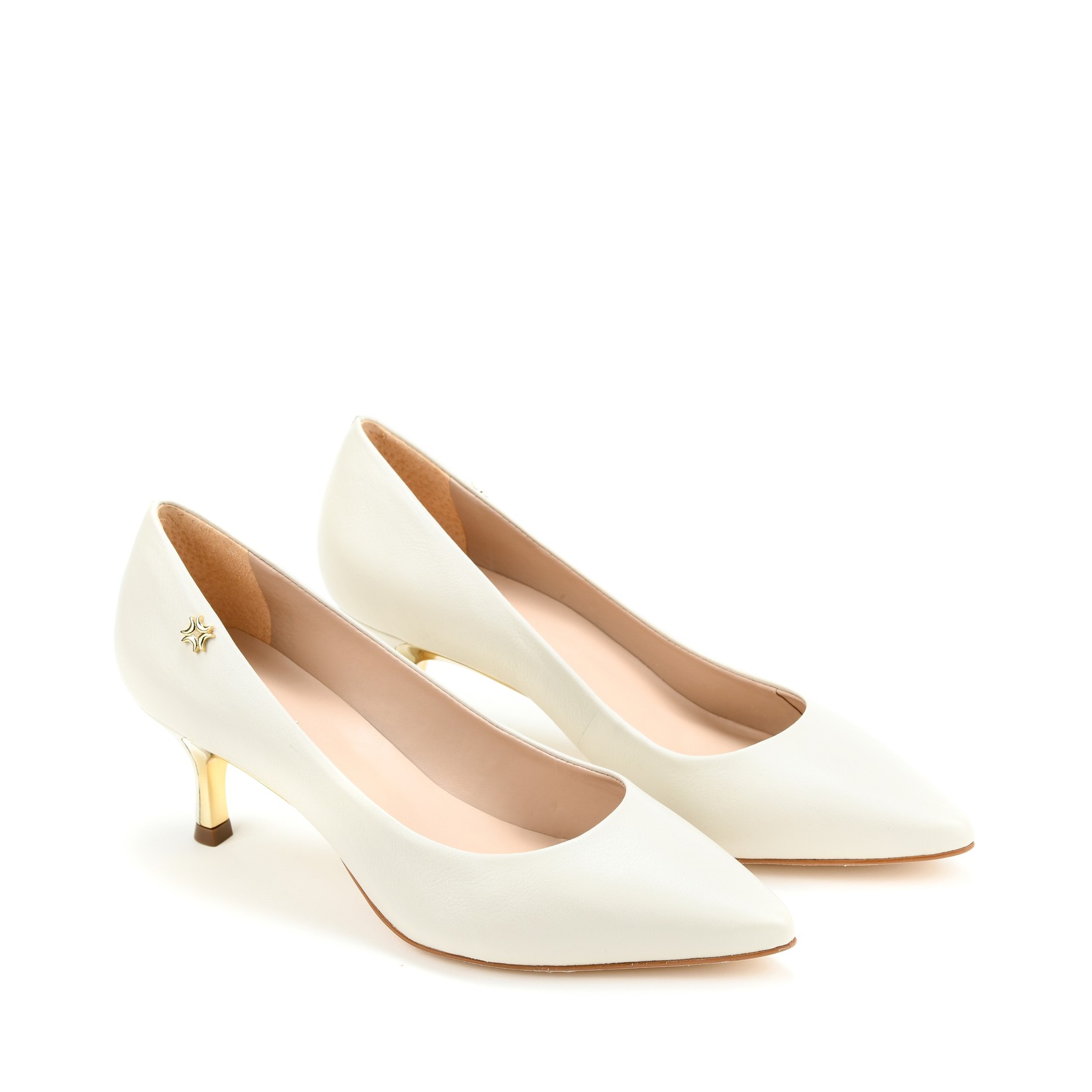 Luz da lua Ženske štikle Panna 58060700, Bele