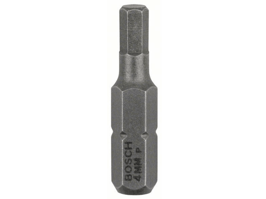 BOSCH Bit odvrtača ekstra-tvrdi 2607001724 HEX 4 25 mm sivi