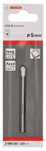 BOSCH Burgija za pločice CYL-9 Ceramic 2608587159 5 x 70 mm srebrna