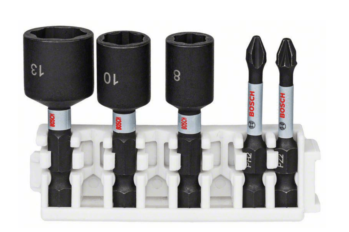 BOSCH Impact Control Set bitova odvrtača i nasadnih ključeva 5-delni