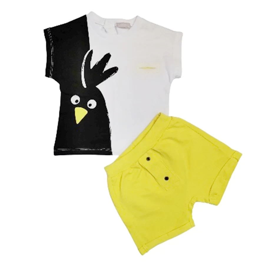 VRABAC Komplet za dečake 471617, Crno-žuti