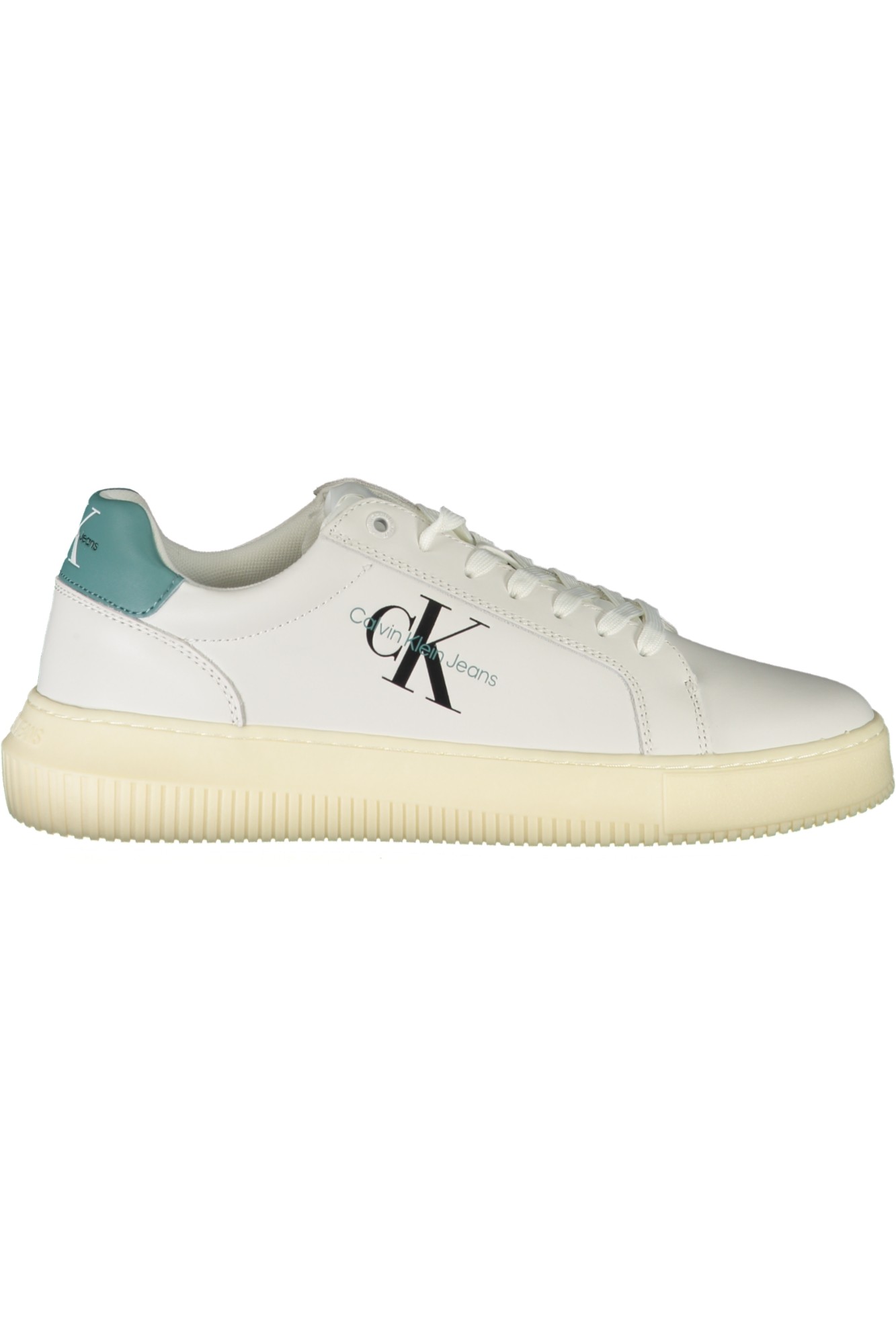 CALVIN KLEIN Muške patike YM0YM00681_BI01T, Belo-Zelene