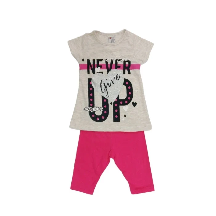 VRABAC Komplet za devojčice 20115, Roze-sivi