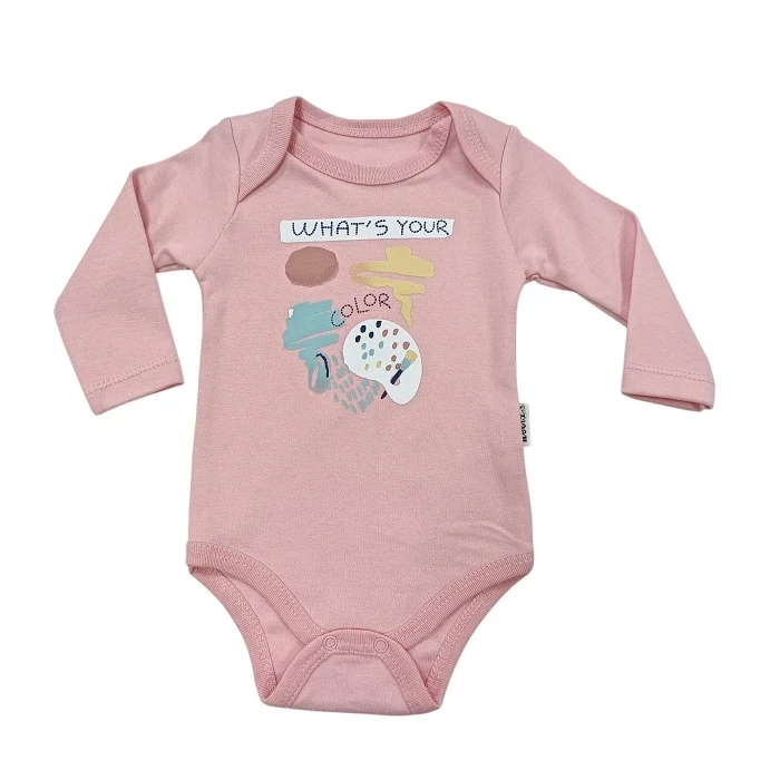 VRABAC Bodi za bebe dugih rukava 108880, Roze