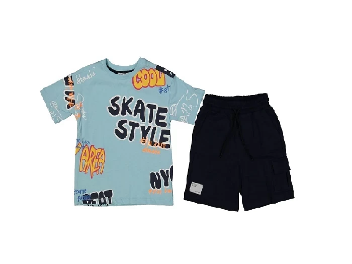 VRABAC Komplet za dečake 238722, Crno-plavi