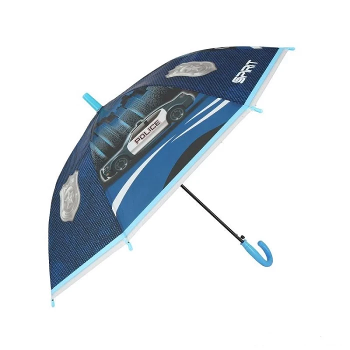 VRABAC Kišobran za dečake Policija TTS405043, Plavi