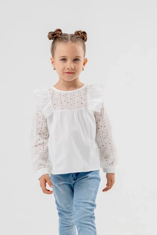 Košulja za devojčice 3534384, Bela