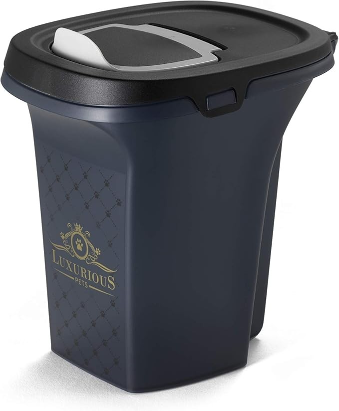 MODERNA Kantica za čuvanje granulirane hrane Trendy Story Luxurious, 6l, Crna