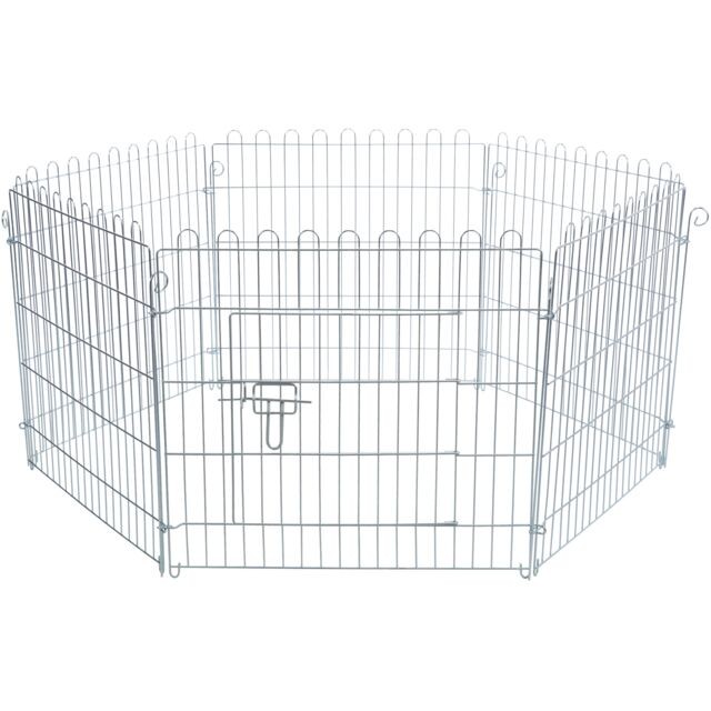 TRIXIE Metalna ograda za glodare Outdoor Run, 6 elemenata, 63 x 58 cm