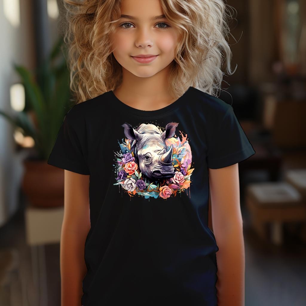 Camiseta Majica sa štampanim printom Cam 398, Dečija, Crna