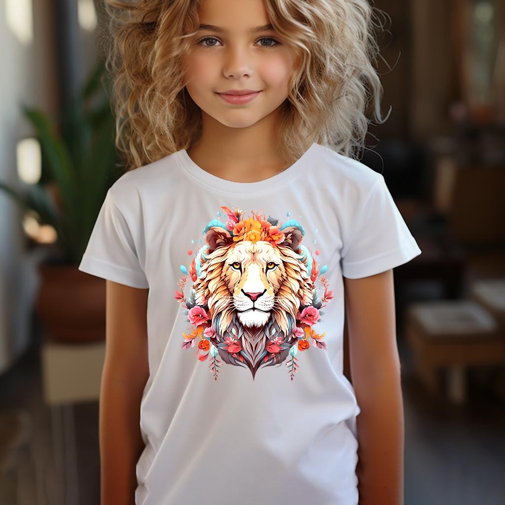 Camiseta Majica sa štampanim printom Cam 403, Dečija, Bela