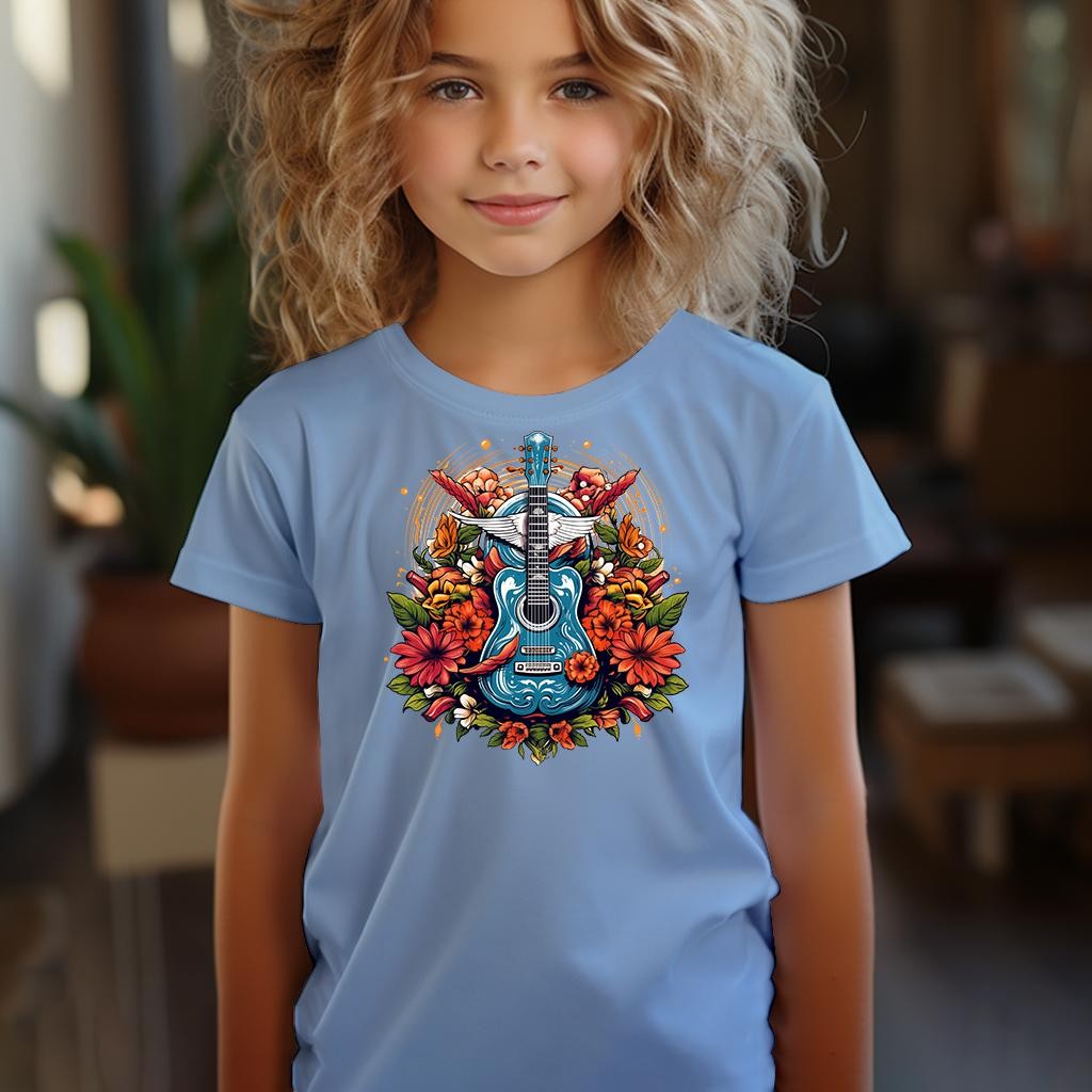 Camiseta Majica sa štampanim printom Cam 397, Dečija, Cijan