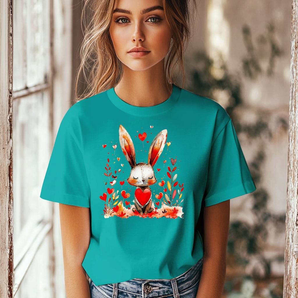 Camiseta Majica sa štampanim printom Cam 110, Ženska, Tirkizna