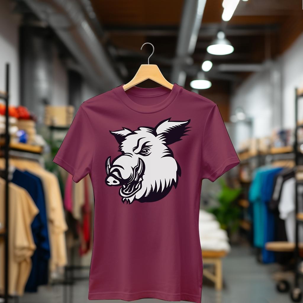 Camiseta Majica sa štampanim printom Cam 455, Ženska, Bordo