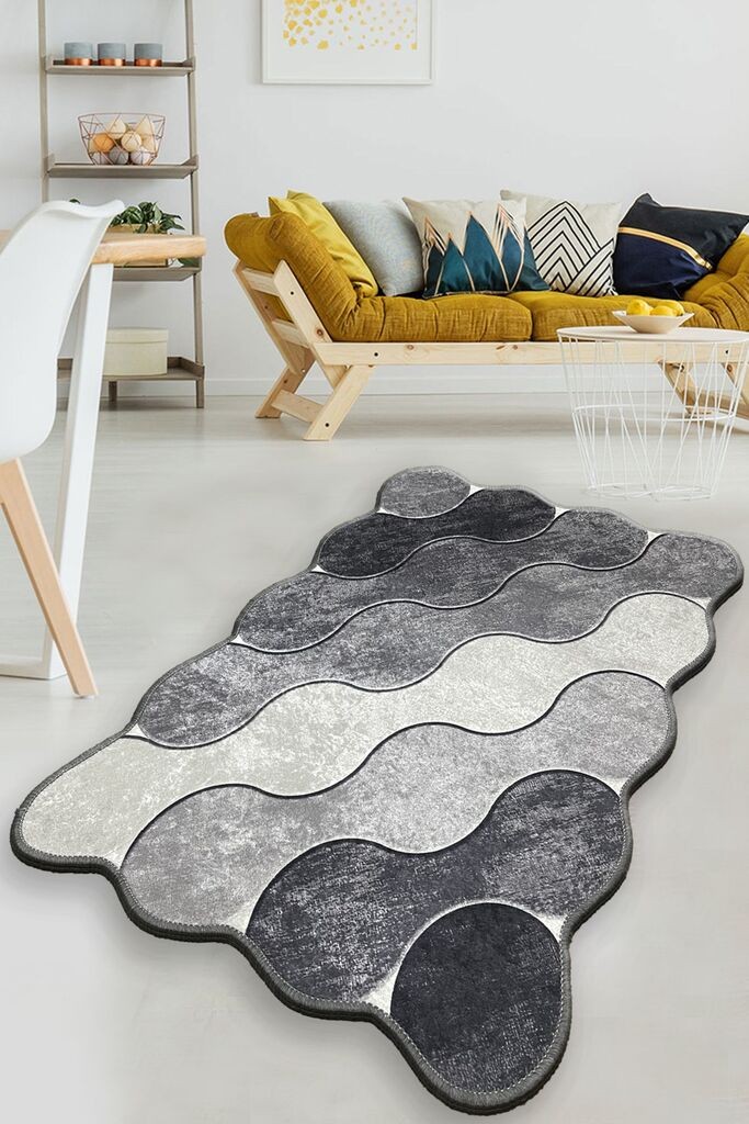 Conceptum Hypnose Tepih Circle, 80x200cm, Tamnosivi