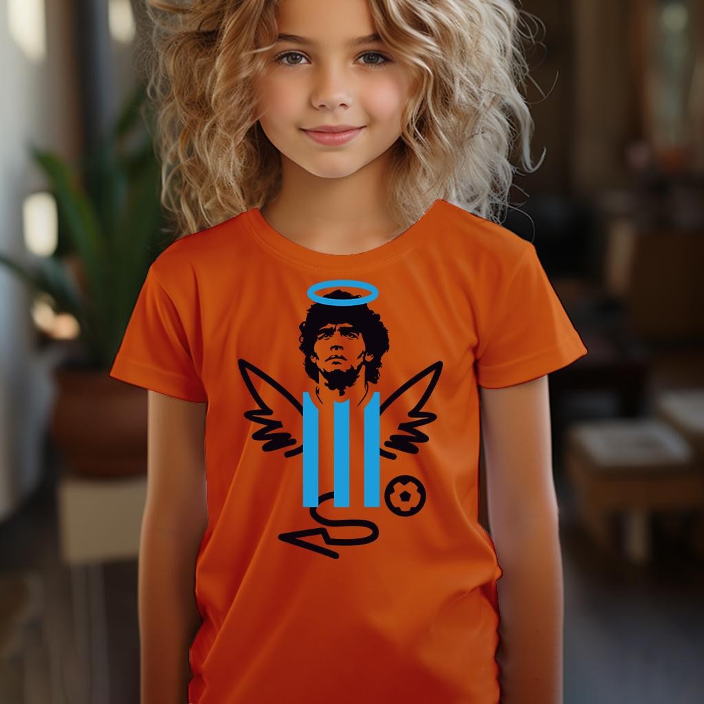 Camiseta Majica sa štampanim printom Cam 464, Dečija, Narandžasta