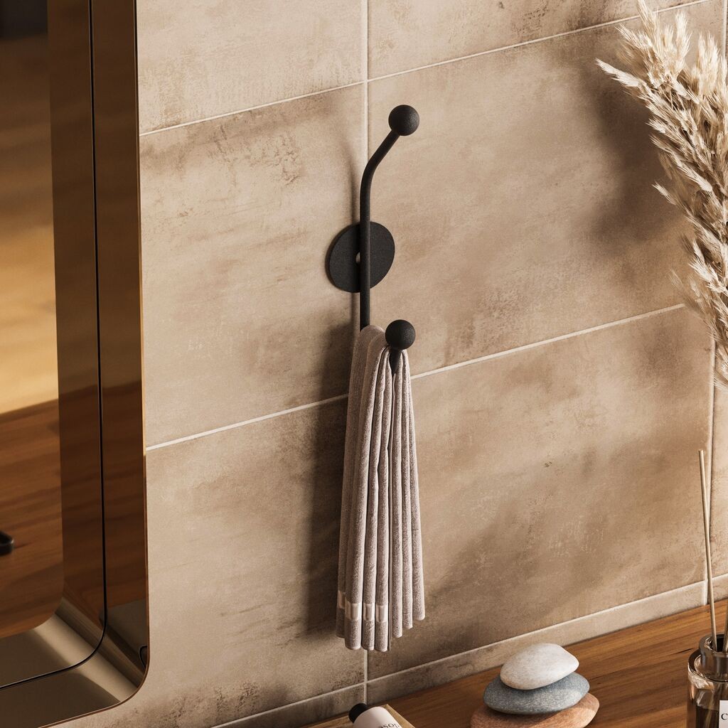 Wallity Kuka za kačenje Rhino, Crna