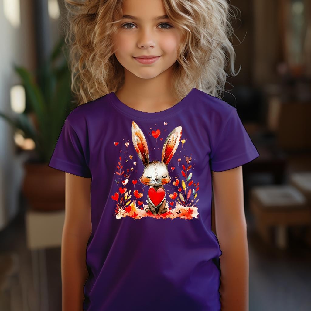 Camiseta Majica sa štampanim printom Cam 110, Dečija, Patlidžan