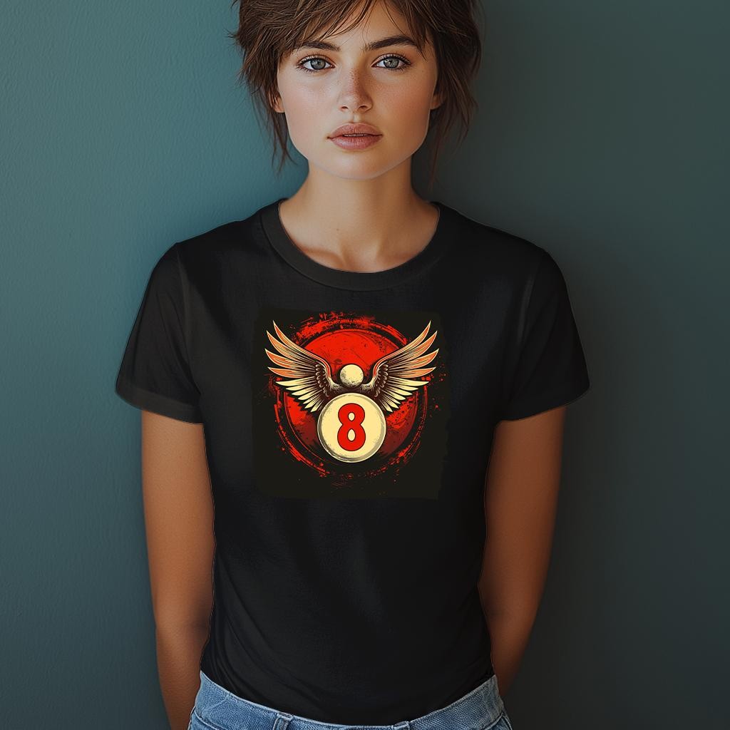 Camiseta Majica sa štampanim printom Cam 320, Ženska, Crna