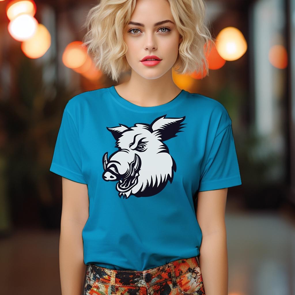 Camiseta Majica sa štampanim printom Cam 455, Ženska, Akva