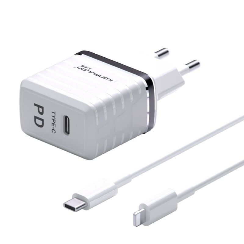 Konfulon Kućni punjač C32D+DC13 PD 20W sa iPhone lightning kablom