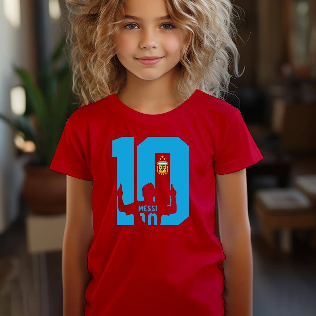 Camiseta Majica sa štampanim printom Cam 466, Dečija, Crvena