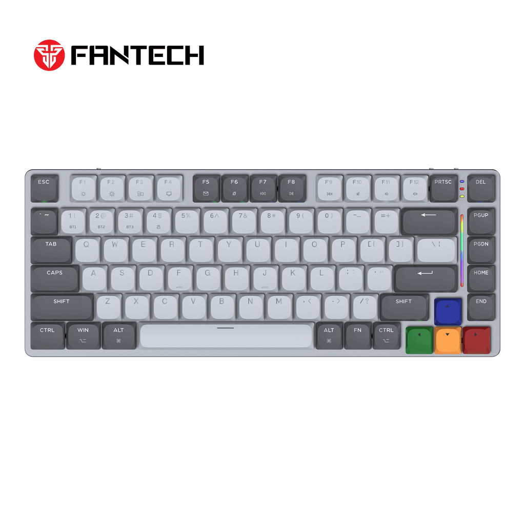 Fantech Gaming mehanička tastatura MK915 RGB Maxfit AIR83 (red switch), Siva