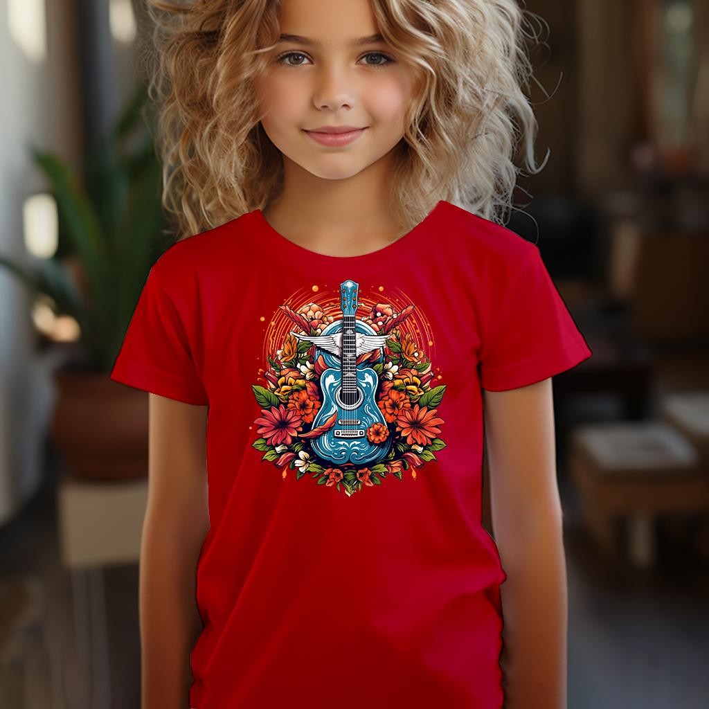 Camiseta Majica sa štampanim printom Cam 397, Dečija, Crvena