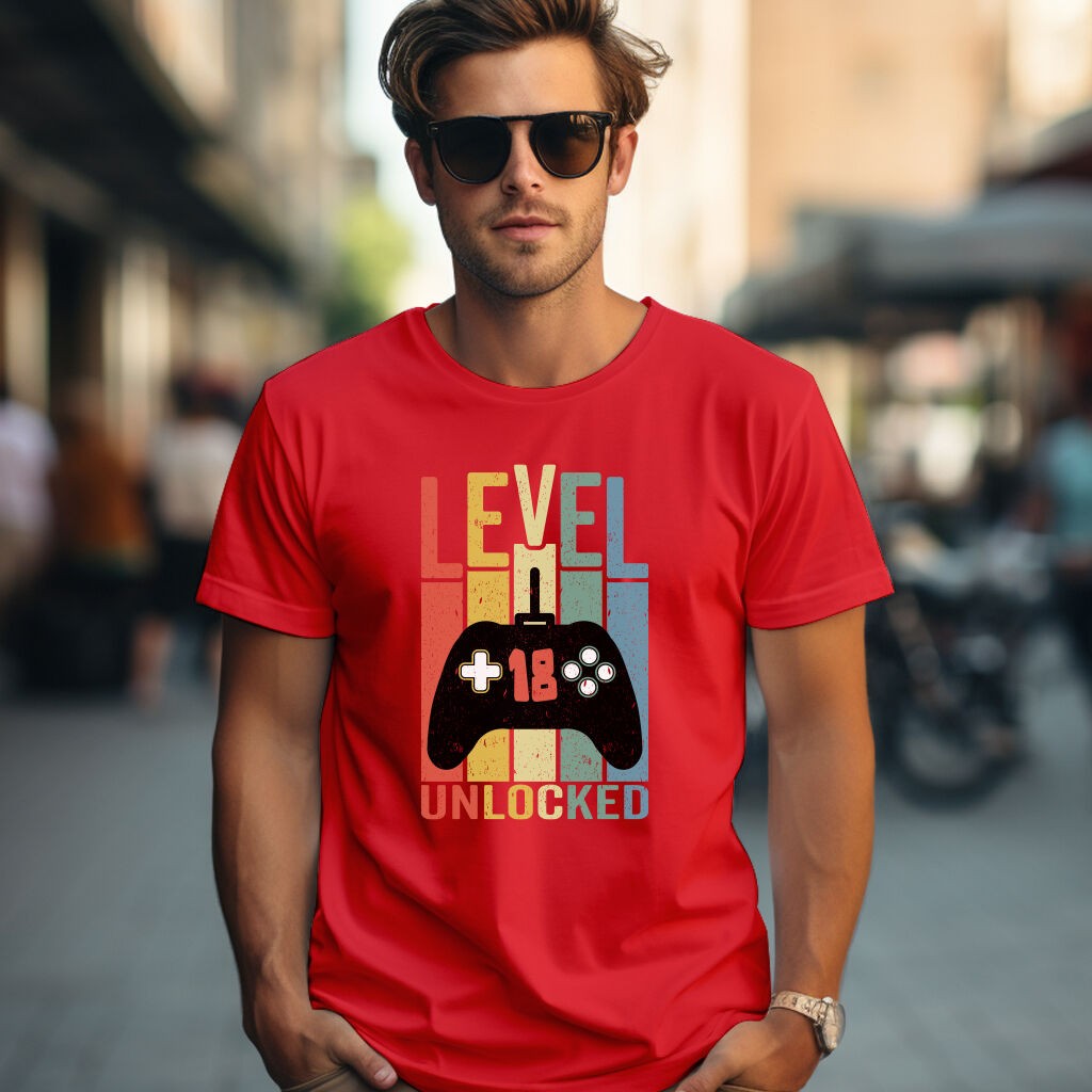 Camiseta Majica sa štampanim printom Cam 258, Muška, Grimizna