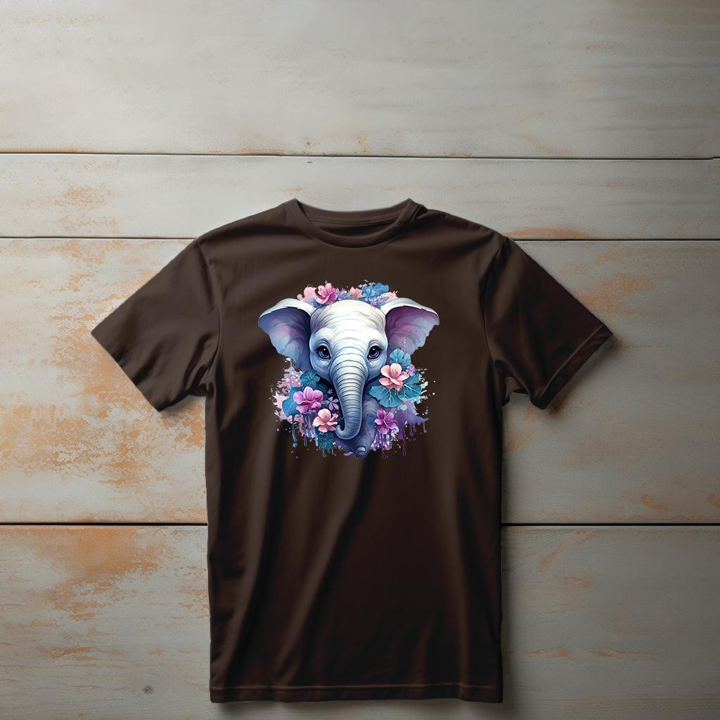 Camiseta Majica sa štampanim printom Cam 396, Dečija, Čokolada